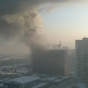 Пожар в строящейся многоэтажке в Ново-Ленино оказался возгоранием отходов