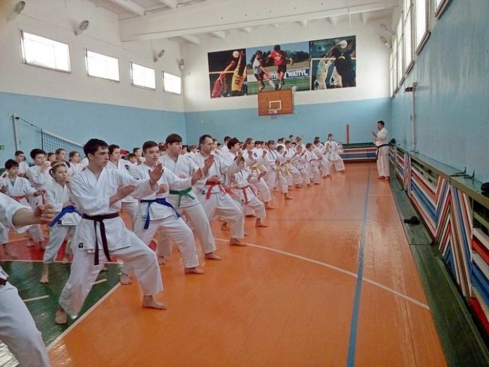 Тайшетские каратисты учились мастерству у пятикратного чемпиона мира Петра Неупокоева