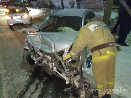 Крупная автоавария в Братске: пострадали пять человек
