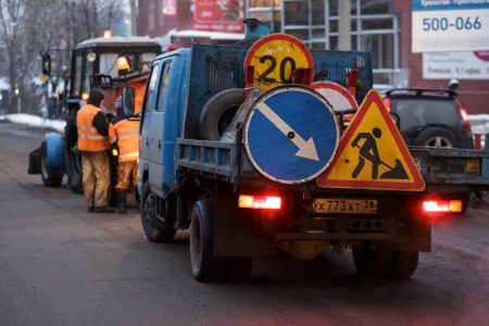 Ямочный ремонт дорог начался в Иркутске