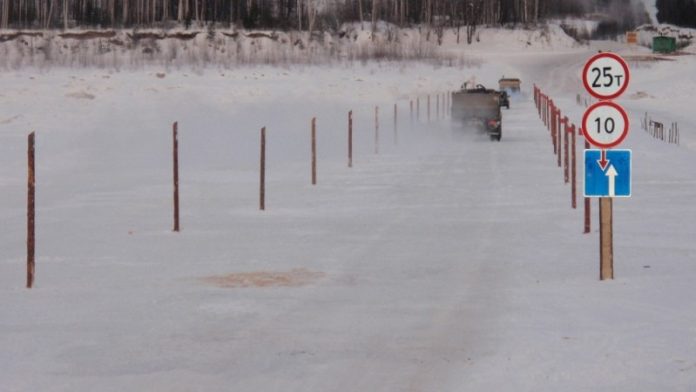 В Тайшетском районе закрыта ледовая переправа на участке Тайшет-Коновалово