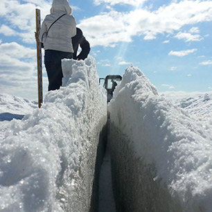 В Иркутской области лед на реках распилили на протяжении 12,5 тыс. км