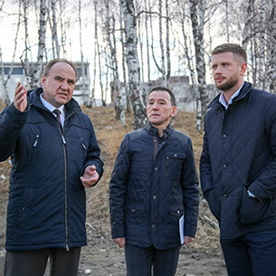 Евгений Стекачев встретился с Игорем Бычковым и Олегом Личичаном