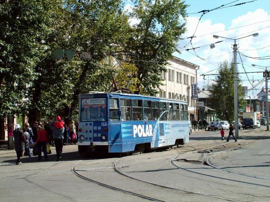 23 июня в Иркутске изменится маршрут трамваев № 4