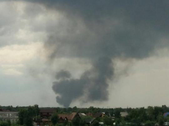 МЧС: во время пожара на авиазаводе Иркутска никто не пострадал
