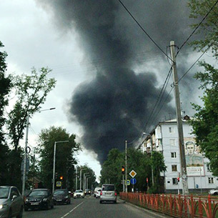 Концентрация спецвеществ в Иркутске-II во время пожара на авиазаводе была превышена в 2,6 раз