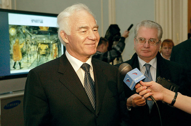 Бывший начальник Тайшетского отделения ВСЖД, а впоследствии министр путей сообщения Г.М. Фадеев отпраздновал 80-летие!