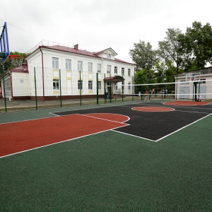 Три современных спортплощадки благоустроят на территориях трех школ в Октябрьском округе Иркутска