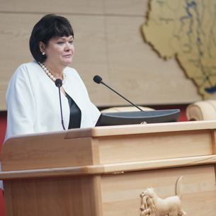 Третьим вице-спикером Заксобрания Иркутской области стала Ольга Носенко