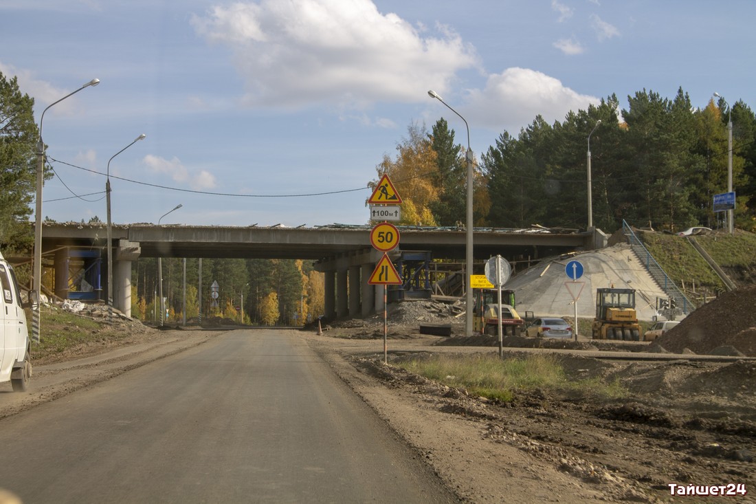 Разрушенные участки дороги Тайшет – Бирюсинск начали восстанавливать