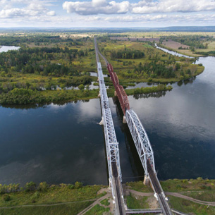 Мост через Бирюсу на ВСЖД реконструируют в Иркутской области