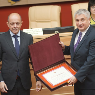 Виктор Захаров награжден почетной грамотой Заксобрания Прибайкалья