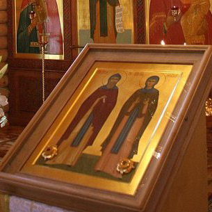 Мощи святых Петра и Февронии Муромских привезли в Иркутск