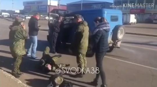 В Хомутово автомобиль УАЗ сбил пешехода и скрылся с места аварии