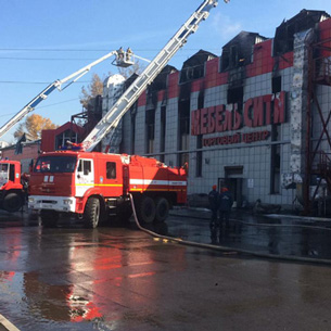 Названа причина пожара в «Мебель Сити» в Иркутске