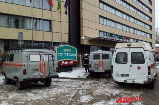 В Иркутске из отеля Courtyard Marriott эвакуировали людей