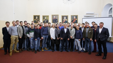 Дмитрий Бердников встретился с иркутскими активистами КВН-движения
