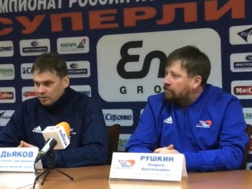 Интересная пресс-конференция после матча "Байкал-Энергия" - "Старт": как вернуть болельщиков на трибуны?