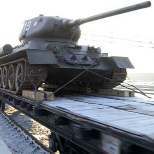 В Иркутске 14 января остановится эшелон с танками Т-34 из Лаоса