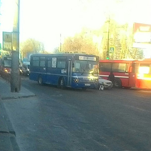 ДТП с участием автобуса № 80 произошло в Иркутске