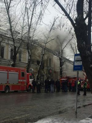 В Иркутске горело кафе «Бельгийские пекарни»