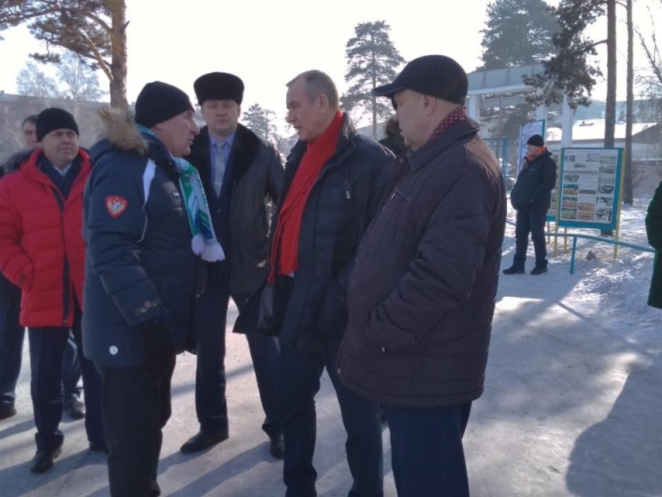 Губернатор Приангарья Сергей Левченко находится с рабочей поездкой в Свирске