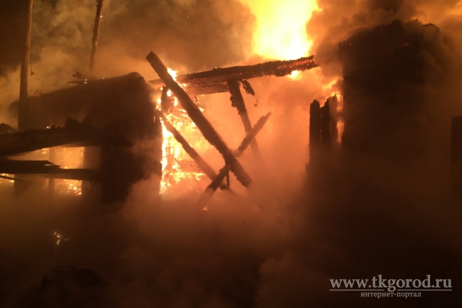 При пожаре в Братском районе погиб пенсионер