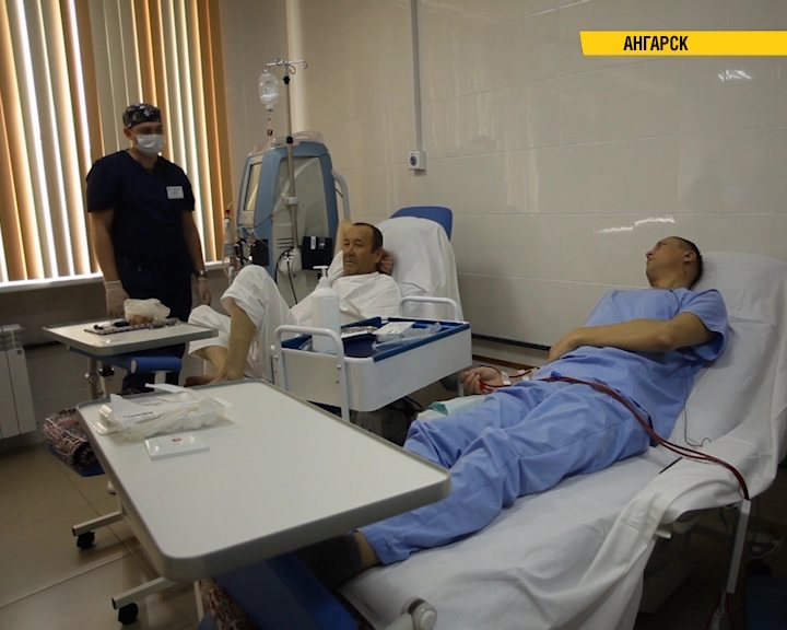 В Ангарской городской больнице скорой медицинской помощи открыли отделение гемодиализа