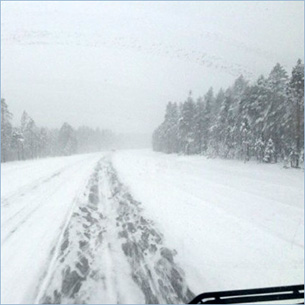 Проезд ограничили по Култукскому тракту в Прибайкалье из-за снегопада
