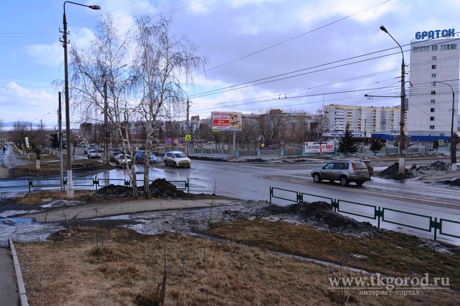 В Братске на перекрёстке улиц Депутатской и Обручева обновят светофоры