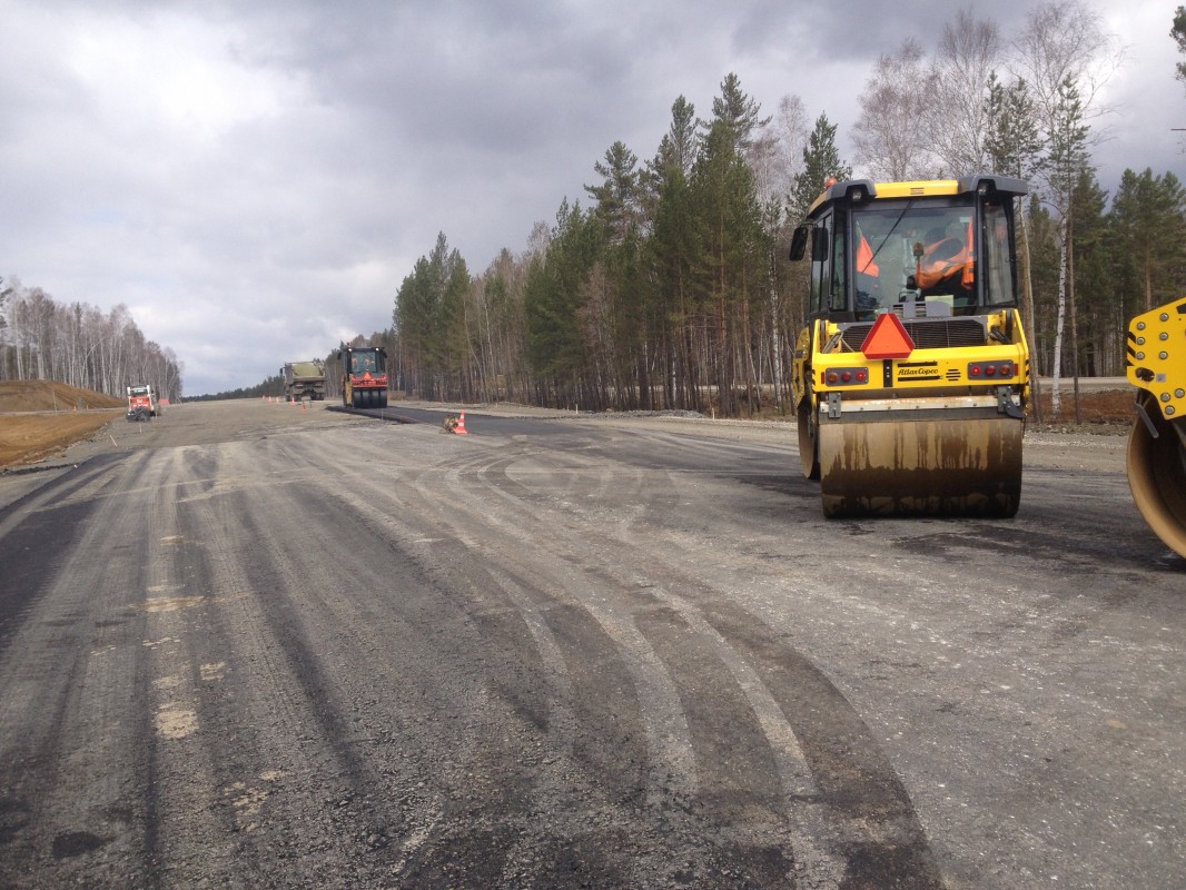 Реконструкция Байкальского тракта с 12 по 21 км завершена на 75%