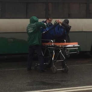 Автобус № 480 сбил женщину на пешеходном переходе в центре Иркутска