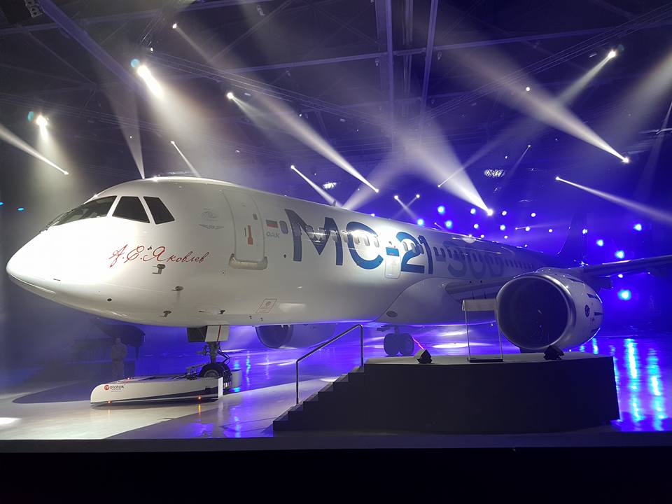 Первый лётный экземпляр самолета МС-21 покинул сборочный цех Иркутского авиазавода