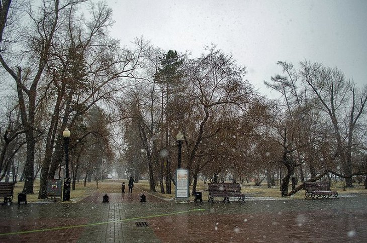 Снег с дождем ожидаются в Иркутской области в выходные
