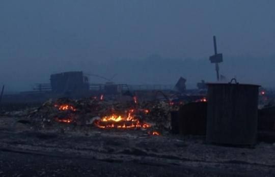 Жители Бубновки решили ликвидировать сгоревший поселок