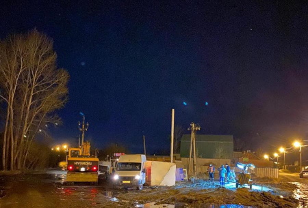 Коммунальная авария устранена в поселке Горького в Иркутске