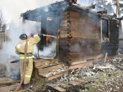 Три бани сгорели в Иркутской области за минувшие сутки