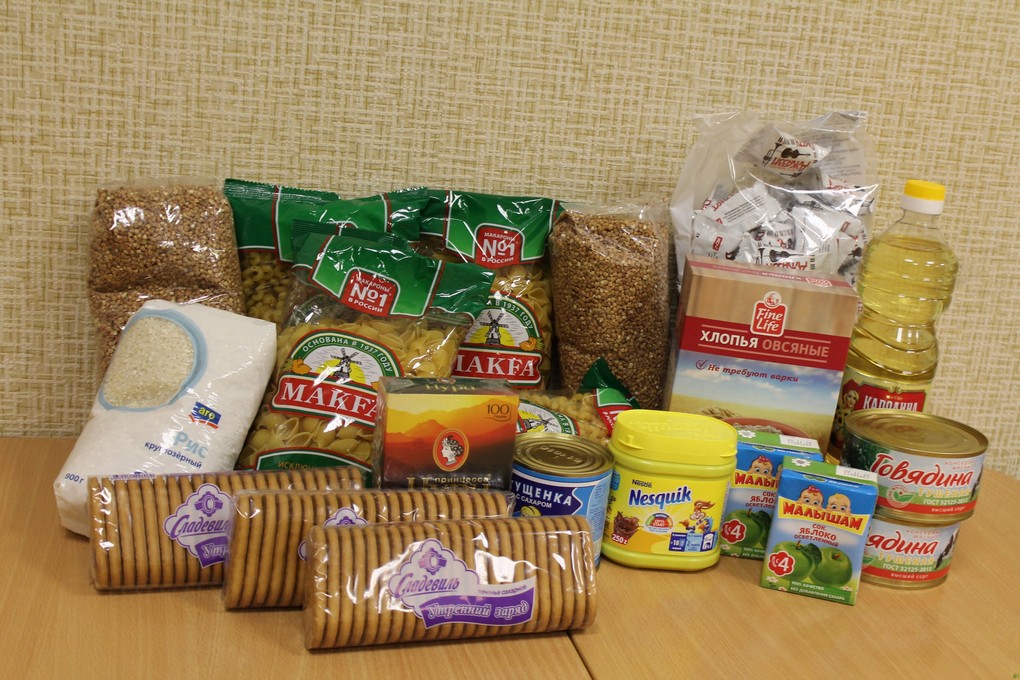 Многодетным семьям в Тайшете помогли продуктами