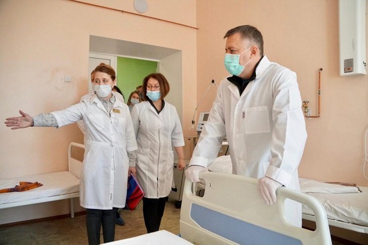 В Ангарской городской больнице №1 подготовлено 90 мест для пациентов с COVID-19
