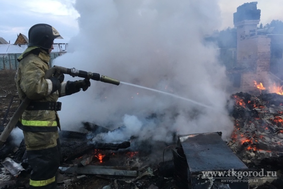 Трое человек погибли на дачных пожарах в Иркутской области за прошедшие сутки