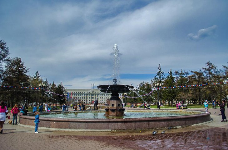 Из-за режима самоизоляции фонтаны в Иркутске запустят после майских праздников