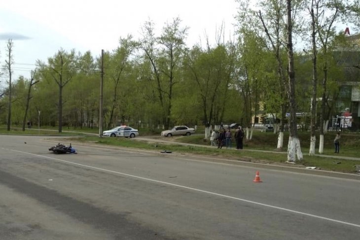 Мотоциклист без разрешающих документов пострадал в ДТП в Иркутске