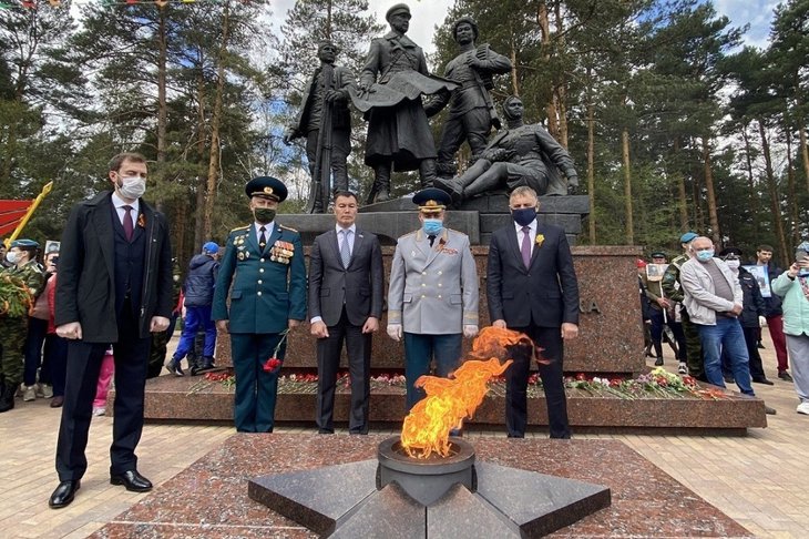 Огонь памяти зажгли в Ангарске в День Победы