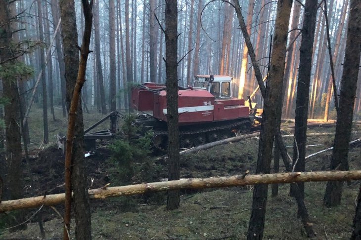 70 гектаров леса горит в Иркутской области на утро 21 мая