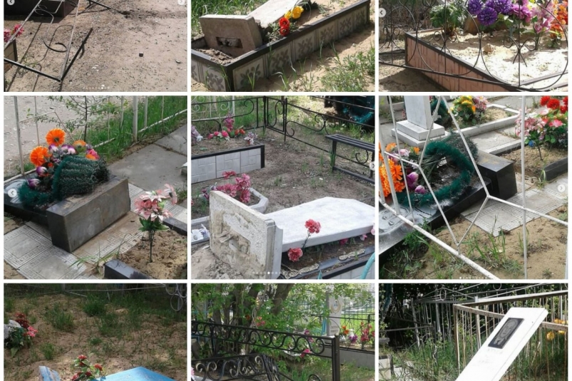 Вандалы осквернили десятки могил на Старом зиминском кладбище в Приангарье
