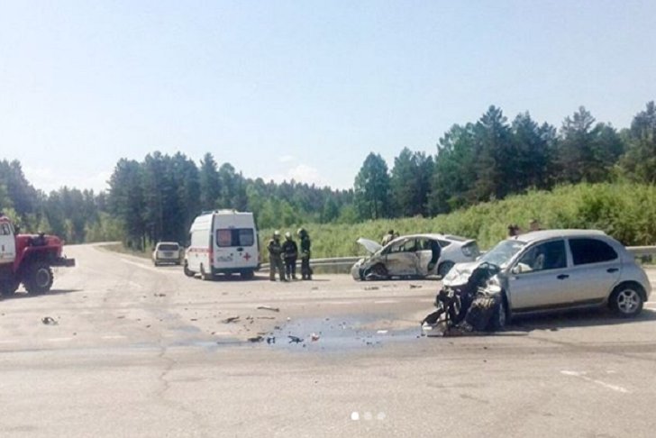 Три человека пострадали в аварии на трассе «Сибирь» в Шелеховском районе