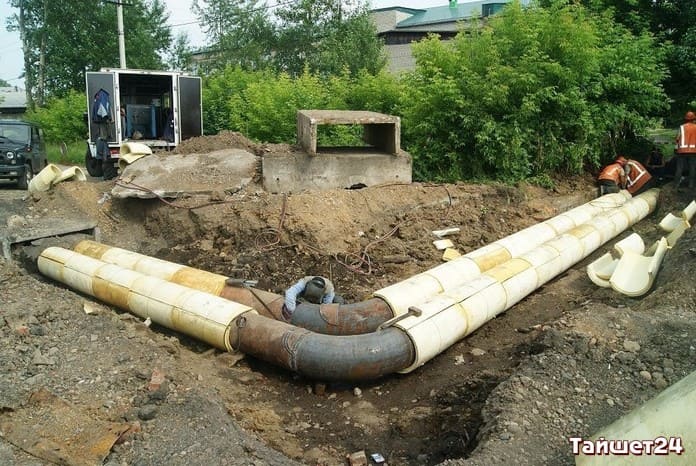 В Тайшете несколько домов остались без горячей воды из-за аварии на сетях