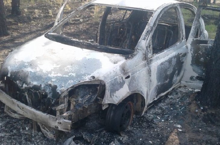 В Тулунском районе загорелся лес и автомобиль по вине рыбака