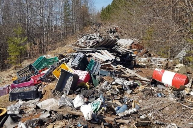 250 тонн мусора вывезли со стихийной свалки в Братске
