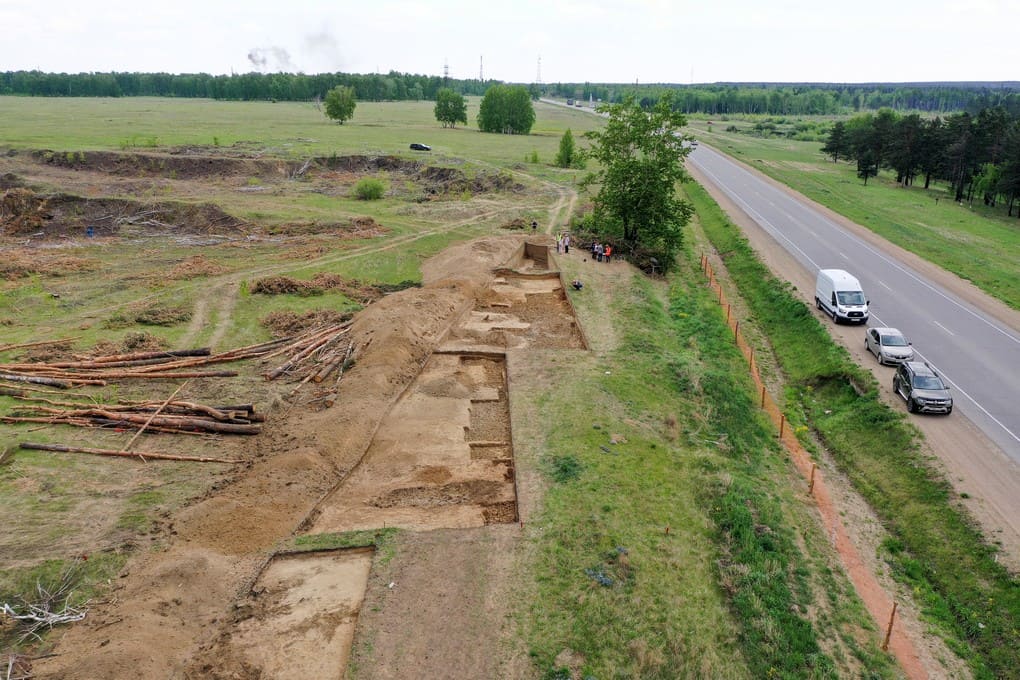 На участке строительства АО «Труд» обхода Усолья-Сибирского стартовали археологические раскопки